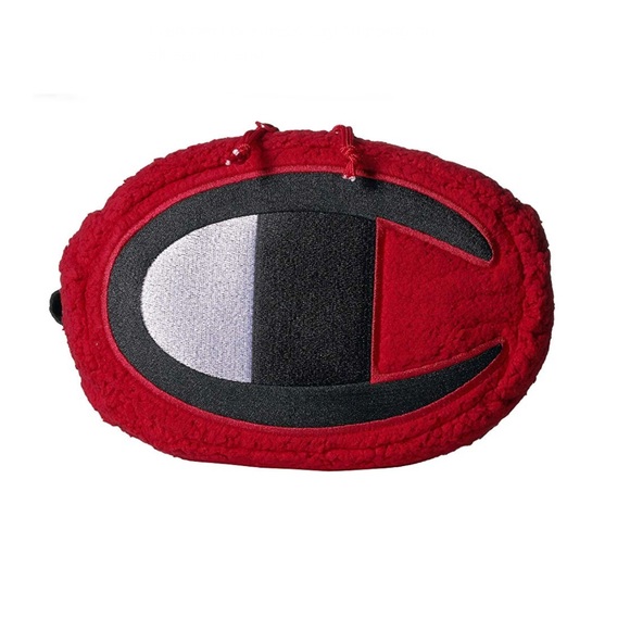CHAMPION Red & Black Sherpa Prime Waist Fanny Pack - Picture 1 of 5